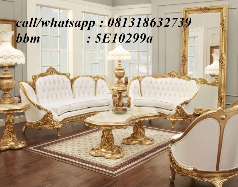  Set  Sofa Tamu Ukiran Jepara Klasik KSI 34 Furniture Idaman