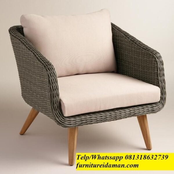 Kursi Sofa Minimalis Single Anyaman Rotan, sofa,sofa ruang tamu, sofa i, kursi sofa, harga sofa ruang tamu, harga sofa minimalis,sofa mini,sofa santai,sofa kayu,sofa kulit,sofa sudut,ukuran sofa,